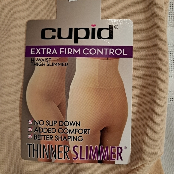 Cupid women's Large tan thinner slimmer extra firm control shape wear - Picture 5 of 8
